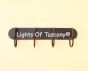 5553-4 Contemporary Rustic Bathroom Iron Vanity Light