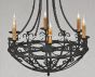 1265-6 Spanish Revival / Spanish colonial Chandelier