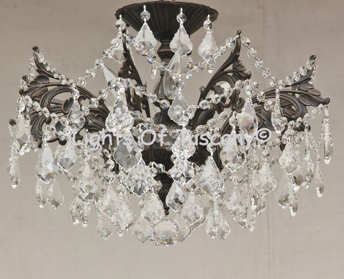 15912-4  Crystal Spanish Cast Chandler