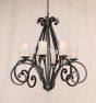 1322-8GL Wrought Iron Country Italian Mediterranean Style Island Chandelier