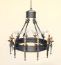 1937-12 Iron Chandelier