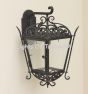 7132-1 Spanish Revival / Mediterranean Style Wrought Iron Outdoor Wall Light