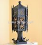 7560-1P Spanish Gothic Revival Wrought Iron Post Light