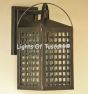 7859-1 Contemporary outdoor wall lantern light.