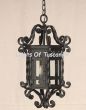 2098-1 Wrought Iron Spanish Style Hanging Lantern
