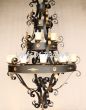 3161-18ONX Mediterranean Iron Chandelier