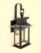 7742-1 Mediterranean Contemporary Outdoor Iron Wall Lantern