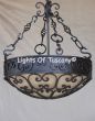 Hand forged wrought Iron Tuscany Pendant