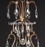 3103-7 Wrought Iron Italian Mediterranean Style Chandelier