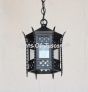Castle Hanging Lantern, Gothic Hanging Lantern, Medieval Hanging Lantern, Mini Lantern, Unique Style Lantern, Exterior Lighting, Harry Potter Style Light, Castle Style Light, Wrought Iron Lantern, Heavy Duty Iron Light, Unique Lantern