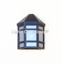 7024-PK Contemporary Outdoor Iron Pocket Wall Light
