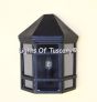7024-PK Contemporary Outdoor Iron Pocket Wall Light