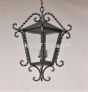 Spanish Style Hanging Lantern Outdoor Entry Way Wrought Iron Hanging Light